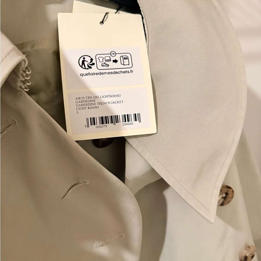 Awake Mode Gabardine Trench Coat - Picture 12 of 14